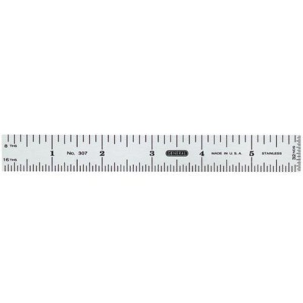 General Tools RULE STAINLESS STEEL  8" & 16" GN307